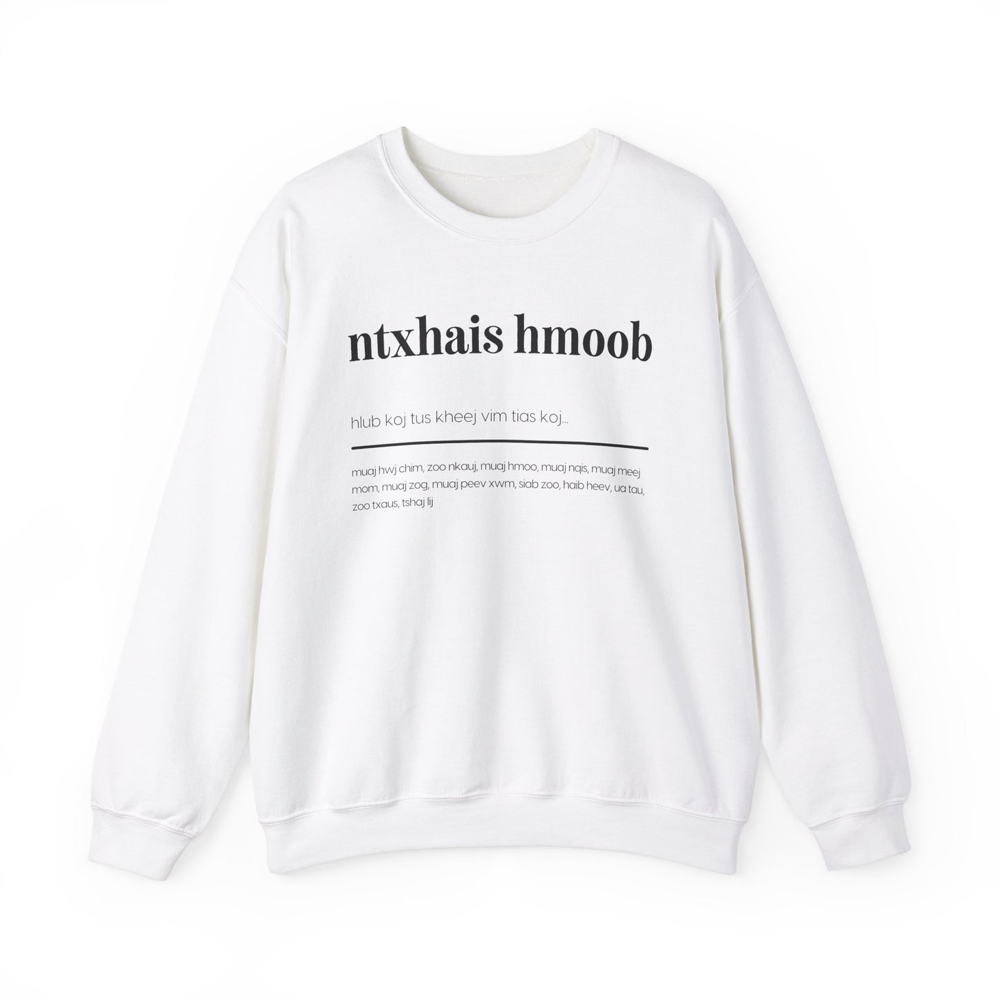 Ntxhais Hmoob Crewneck Sweatshirt