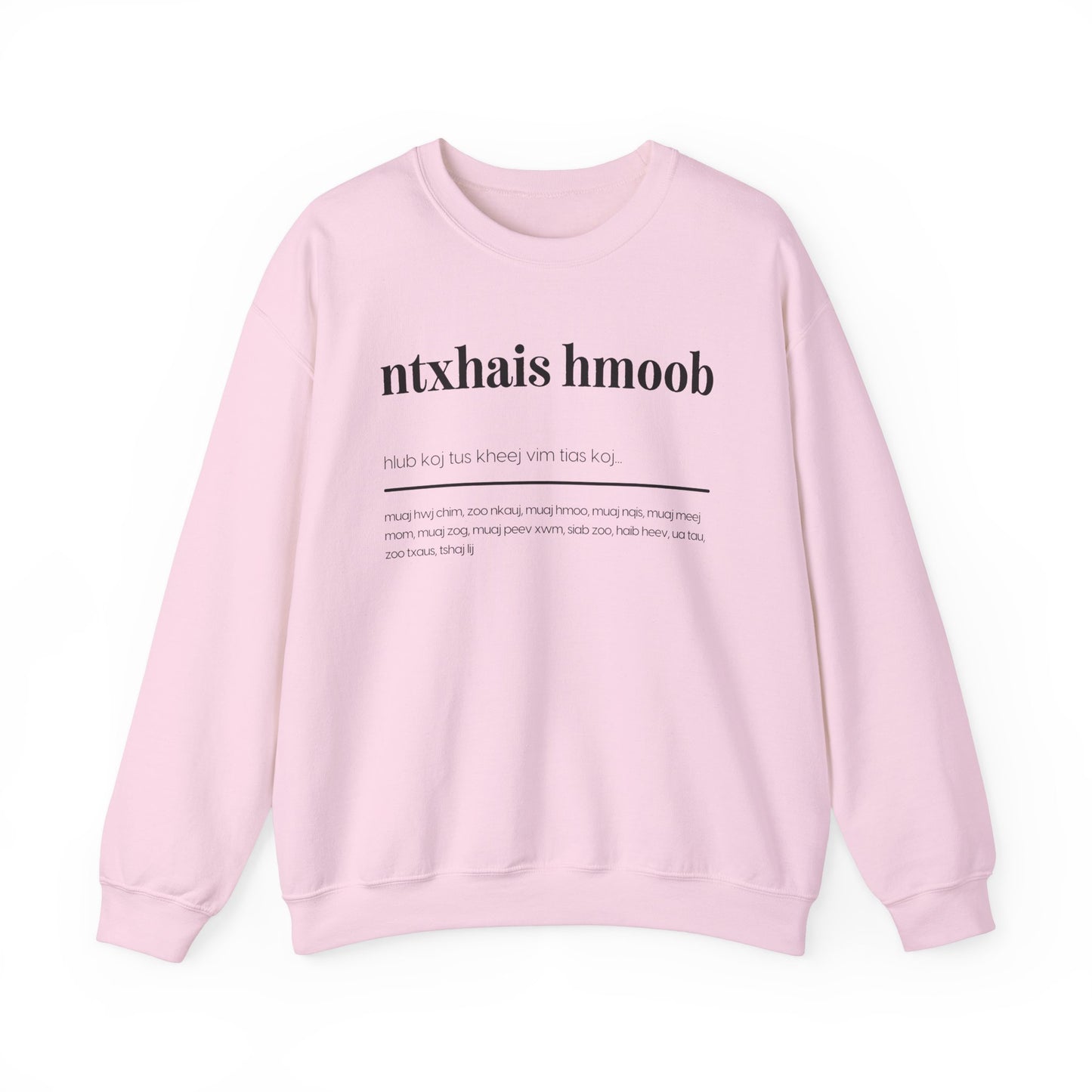 Ntxhais Hmoob Crewneck Sweatshirt
