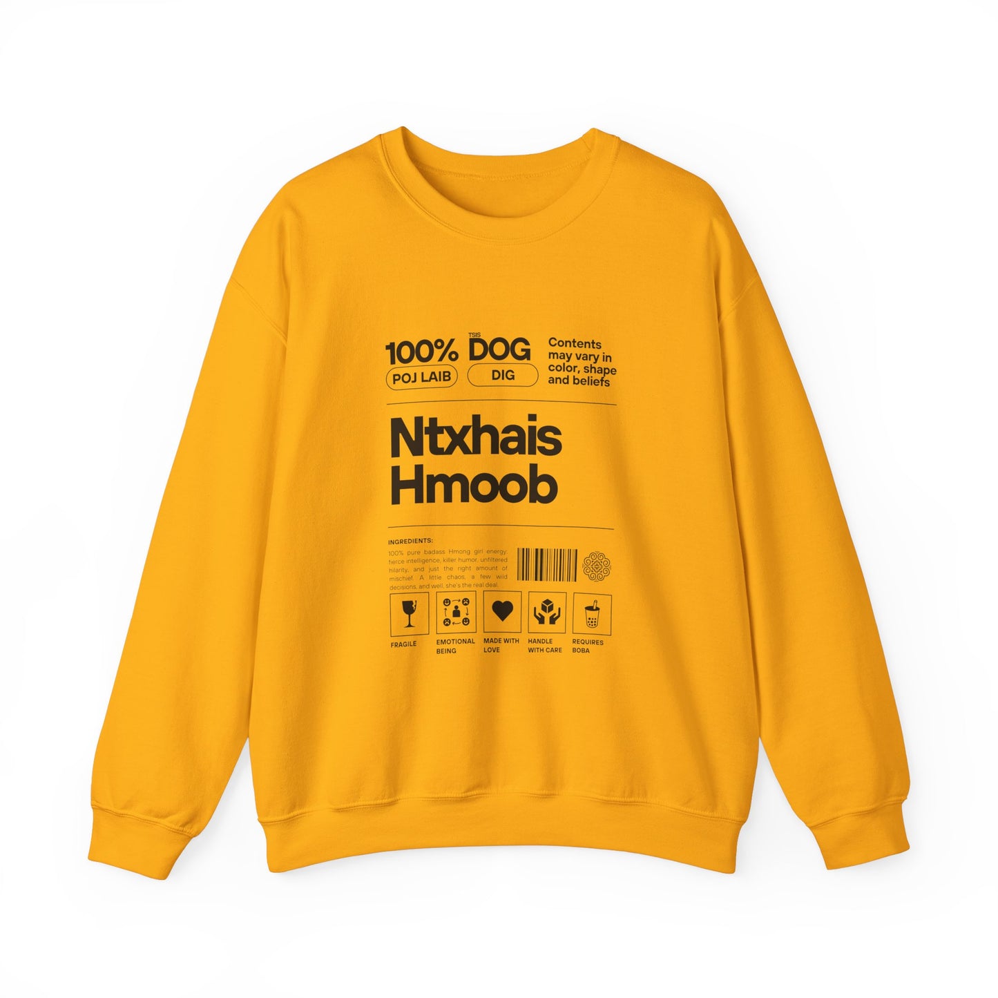 100% Poj Laib Crewneck Sweatshirt