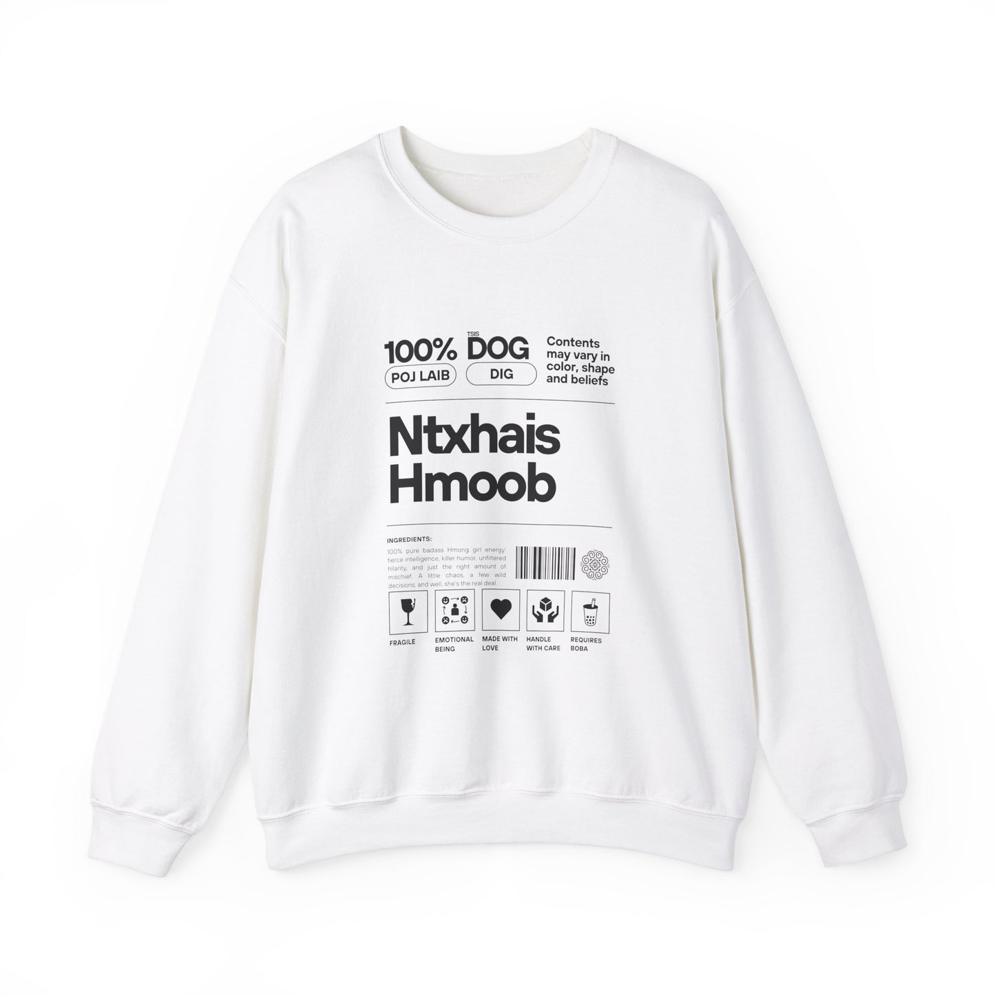 100% Poj Laib Crewneck Sweatshirt