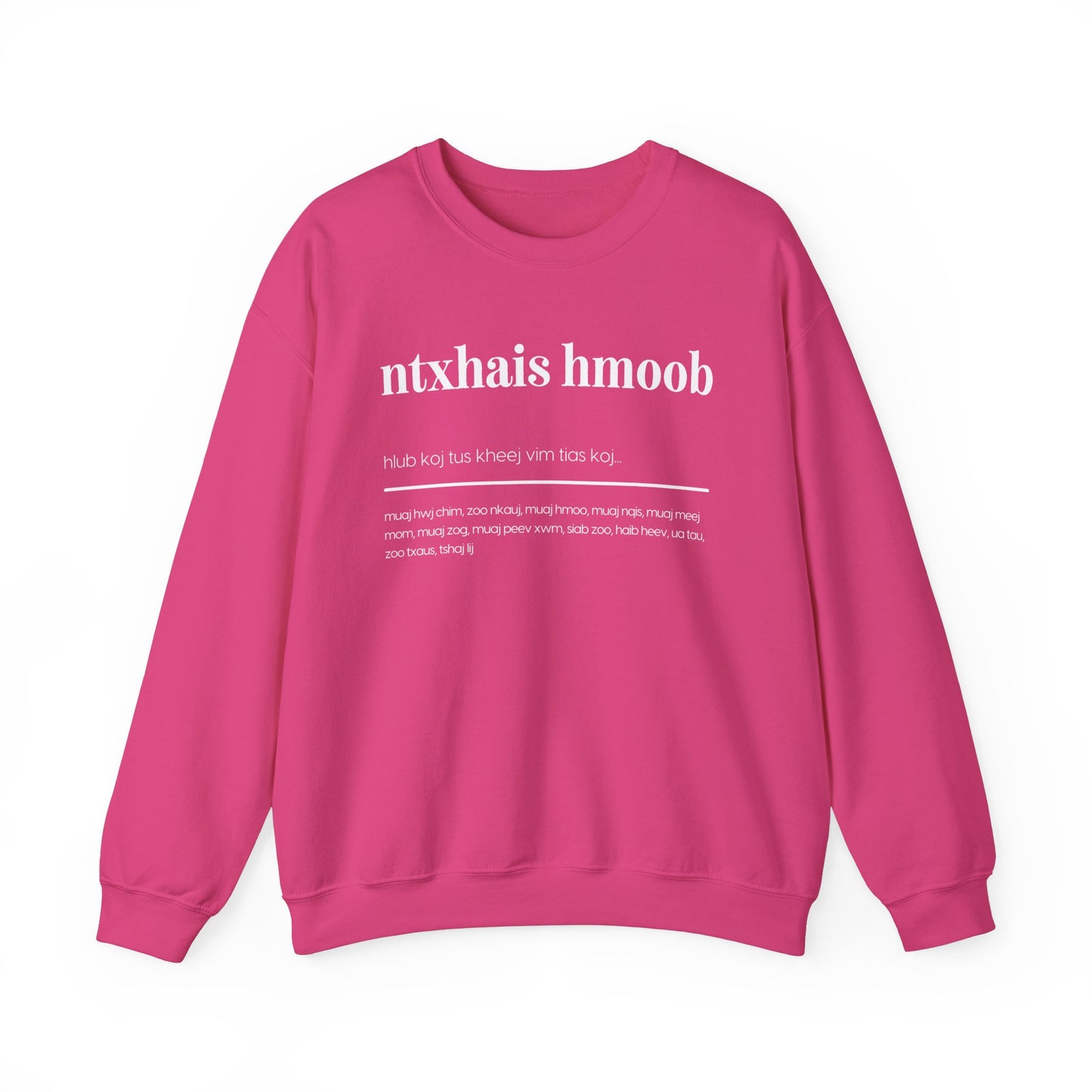 Ntxhais Hmoob Crewneck Sweatshirt