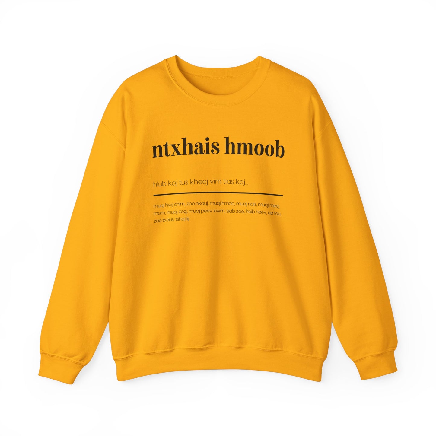 Ntxhais Hmoob Crewneck Sweatshirt