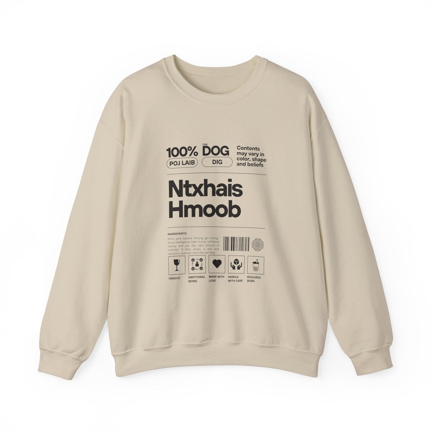 100% Poj Laib Crewneck Sweatshirt
