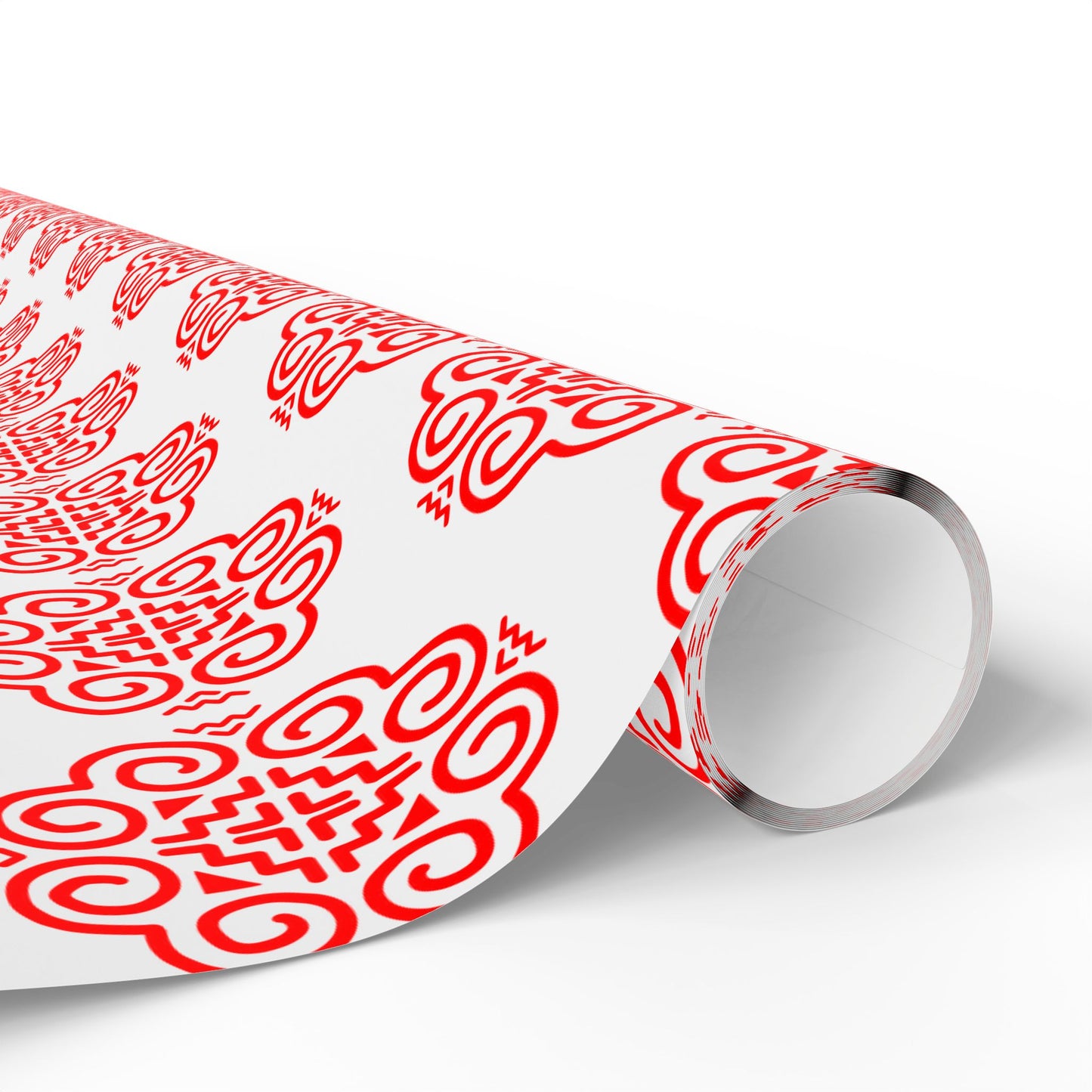 Hmong Wrapping Papers (white & red)