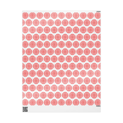 Hmong Wrapping Papers (white & red)